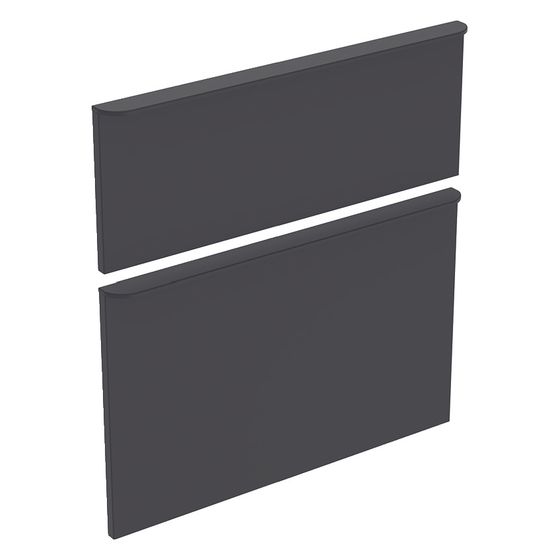 Geberit Schubladenfront inkl. Griffe Lava, zu SmyleS Waschtischunterschrank