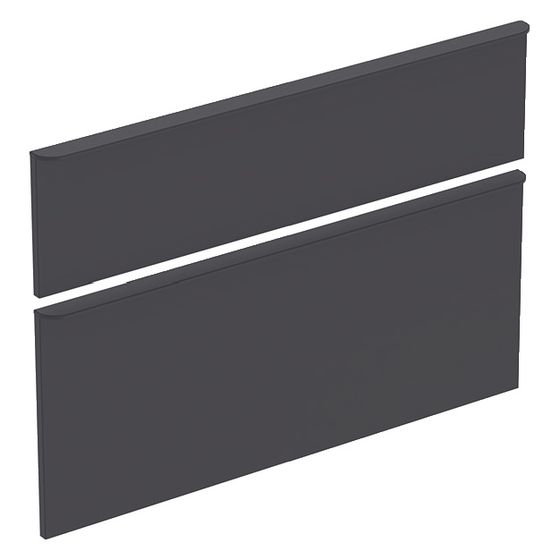 Geberit Schubladenfronten mit Griffe Lava, zu SmyleS Waschtischunterschrank Breite 90cm