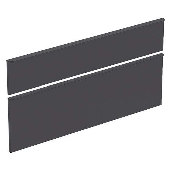 Geberit Schubladenfronten mit Griffe Lava, zu SmyleS Waschtischunterschrank Breite 120cm