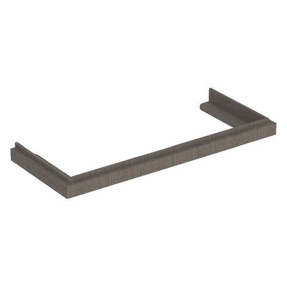 Geberit Waschtischrahmen für Citterio, Eiche Graubraun, 120cm, 595528000