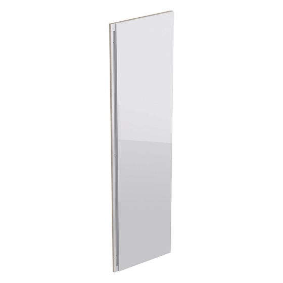 Geberit Schubladenfront für Raumteiler, oben, Breite 22cm, Weiß, Edelstahl