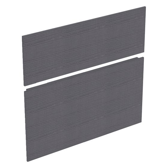 Geberit Schubladenfront für Xeno2 Unterschrank für Waschtisch, 2 Schubladen, 60cm, Grau, 595416000