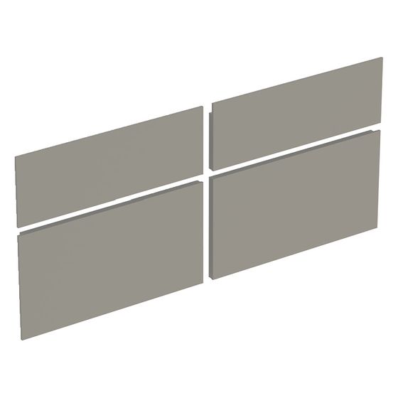 Geberit Schubladenfronten für Xeno2 Unterschrank, Greige, 120cm, 595440000