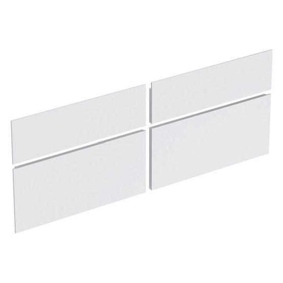 Geberit Schubladenfronten für Xeno2 Unterschrank für Waschtisch, 140cm, Weiß, 2er-Set, 595451000