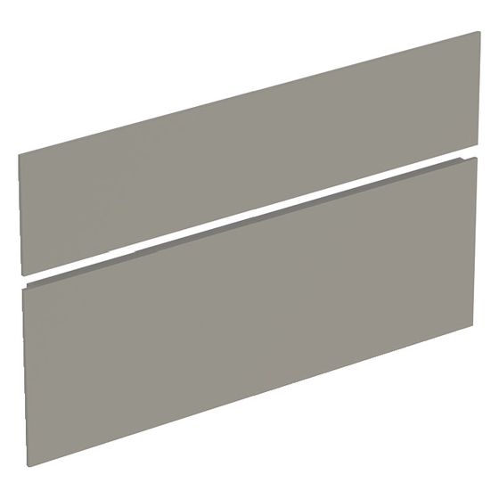 Geberit Schubladenfront für Xeno2 Unterschrank für Waschtisch, 2 Schubladen, 90cm, Greige, 595430000