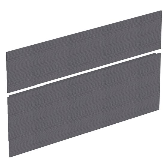 Geberit Schubladenfront für Xeno2 Unterschrank für Waschtisch, 2 Schubladen, 90cm, Grau, 595431000