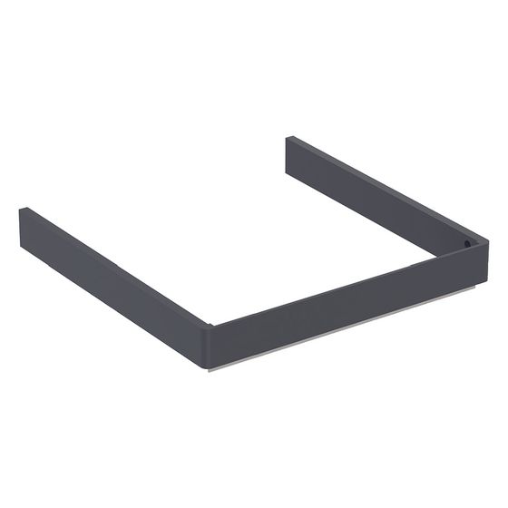 Geberit Designstreifen für Renova Comfort Waschtisch-Unterschrank, Graphit, 60cm, 596921000