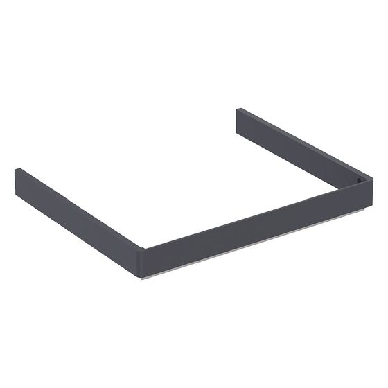 Geberit Designstreifen für Renova Comfort Waschtischunterschrank, 75cm, Graphit, 596929000