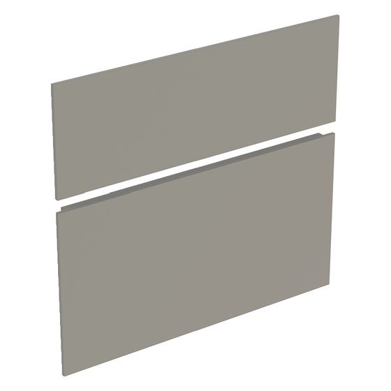 Geberit Schubladenfront für Xeno2 Unterschrank für Waschtisch, 2 Schubladen, 60cm, Greige, 595415000
