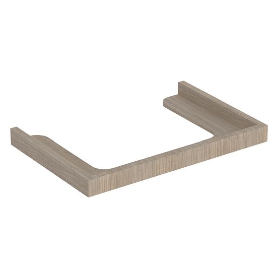 Geberit Waschtischrahmen für Citterio, 120cm, Eiche graubraun, 595553000
