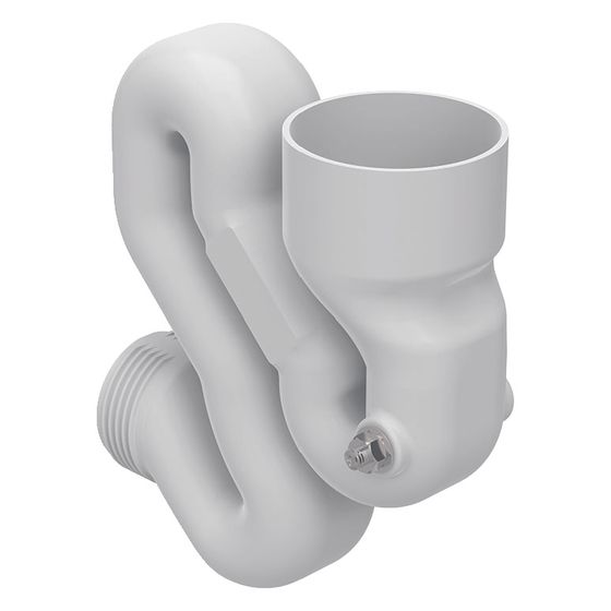 Geberit Schneckengeruchsverschluss für Urinal, mit Sonde, PP, 45mm, 242078001