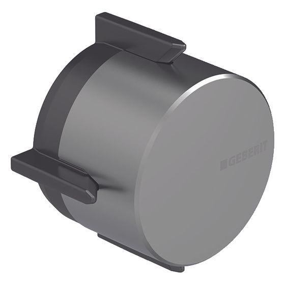 Geberit Druckknopf für Badewannenablauf PushControl, Mattverchromt, 241714461