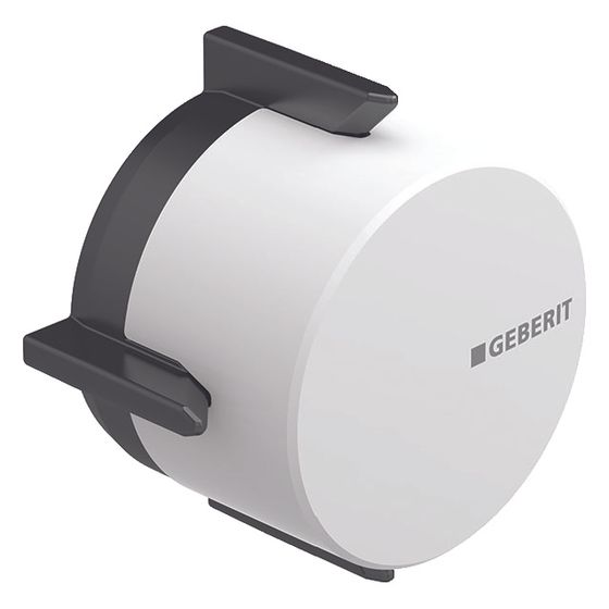 Geberit Druckknopf für Badewannenablauf für PushControl, Alpinweiß, 241714111