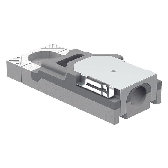 Geberit Grundkörper für CleanLine Duschrinne und CleanPoint Duschbodenablauf, für Siphon 30mm, 243123001