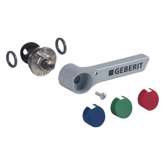 Geberit Set Oberteil mit Betätigungshebel für Mapress Kugelhahn DN 32