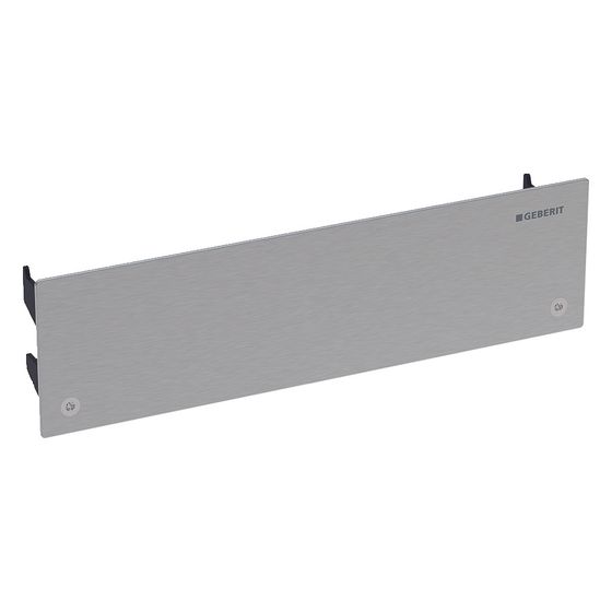 Geberit Abdeckung für CleanWall Duschelement, verschraubt, Edelstahl gebürstet, 242992FW1