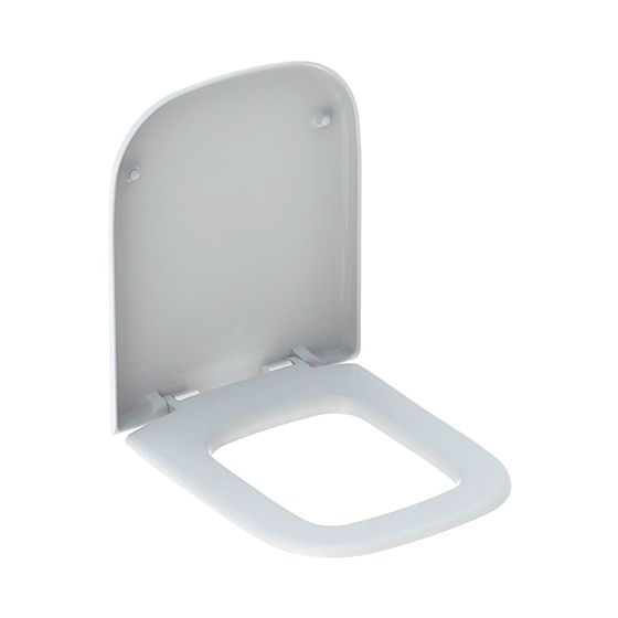 Geberit myDay WC-Sitz mit Absenkautomatik, Befestigung von oben, weiß/glänzend