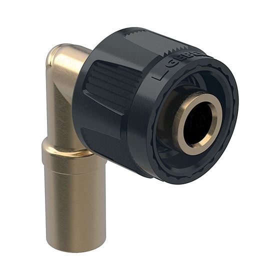 Geberit Mapress Übergangswinkel 90 Grad mit MasterFix, Einschubende, d 15mm, RpMF 1/2″, Rotguss bleifrei