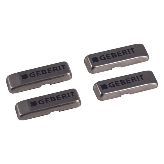 Geberit Set Schubladenfronten für VariForm Unterschrank für Aufsatzwaschtisch 3 Schubladen 10cm, Nussbaum/Melamin Holzstruktur