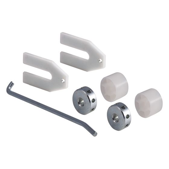 Geberit Befestigungsmaterial für Wand-WC und Wand-Bidet, Befestigung von der Seite, 597360000
