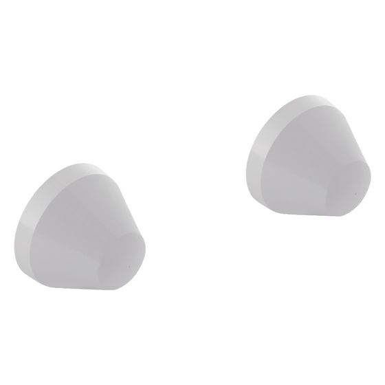 Geberit Set Deckkappen für Befestigungsmaterial für Urinal, Weiß, 596444000