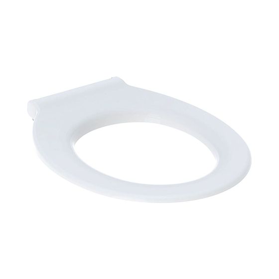 Geberit Renova Comfort WC-Sitzring, barrierefrei, antibakteriell, Befestigung von unten, ohne Absenkaut., Bef. von unten, Weiß