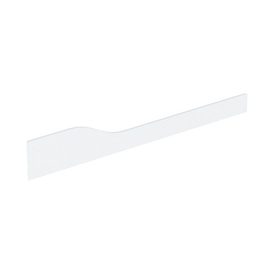 Geberit Bambini Dekorblende Front, für Spiel-, Waschlandschaft, für 4 Waschtischarmaturen, tieferes Becken rechts, Alpinweiß