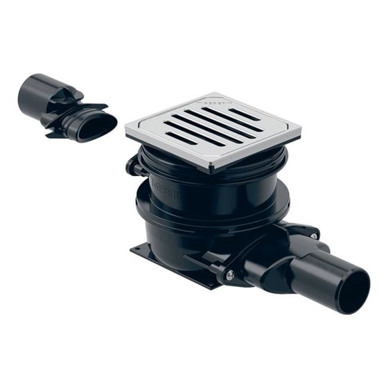 Geberit Varino Bodenablauf horizontal, d50 d 50mm, d1 50mm