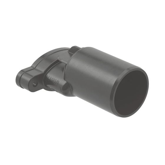 Geberit Anschlussstutzen, d 50mm für Varino Balkoneinlauf 13x13cm, Schwarz