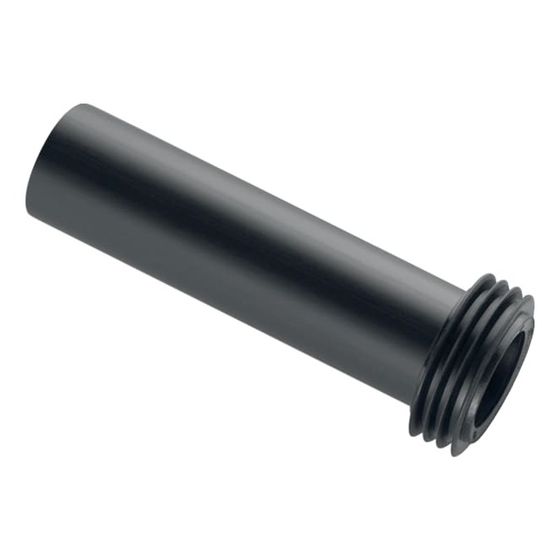 Geberit Spülbogenverlängerung mit Manschette D 45mm, Länge 40cm, Schwarz