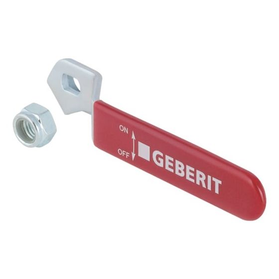 Geberit Set Betätigungshebel für Kugelhahn, DN 50