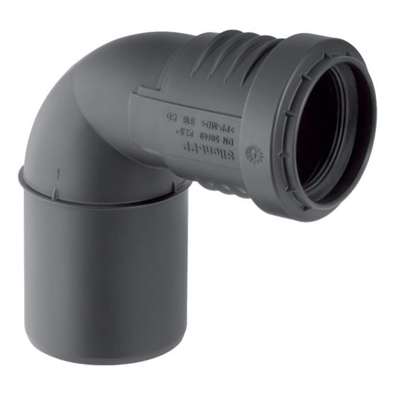 Geberit Silent-PP Bogen 87,5 Grad, reduziert 50/75mm