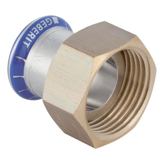 Geberit Mapress Übergang mit Überwurfmutter D 35mm, ID 42mm, G 2