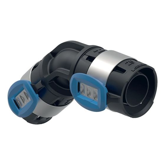 Geberit FlowFit Bogen 45 Grad, Außendurchmesser 20mm, PPSU