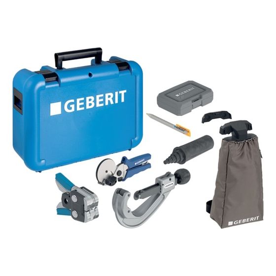 Geberit FlowFit Koffer bestückt mit Werkzeugen 10-P, 2 Kompatibilität, 16/20/25/32/40mm