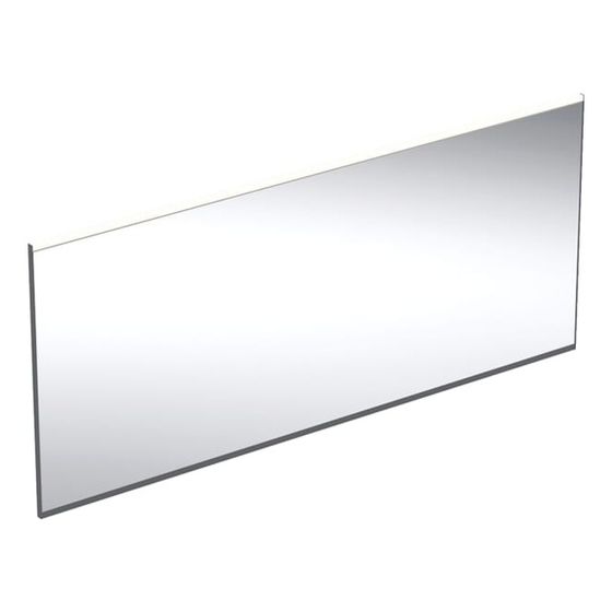 Geberit Option Plus Square Lichtspiegel, direkte, indirekte Beleuchtung, 160x70x3,5cm, Mattschwarz/Aluminium eloxiert