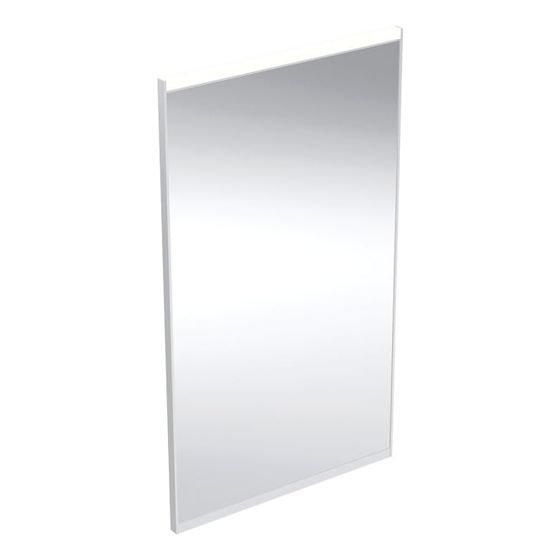 Geberit Option Plus Square Lichtspiegel, direkte, indirekte Beleuchtung, 40x70x3,5cm, Aluminium eloxiert