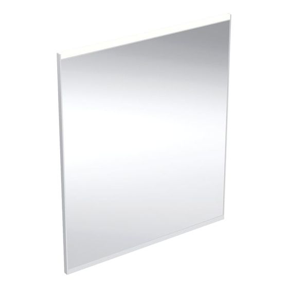 Geberit Option Plus Square Lichtspiegel, direkte, indirekte Beleuchtung, 60x70x3,5cm, Aluminium eloxiert