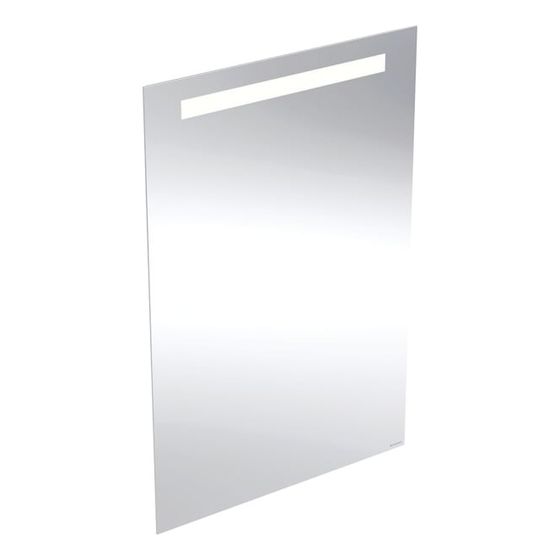 Geberit Option Basic Square Lichtspiegel Beleuchtung oben, 60x90x3cm, Aluminium eloxiert