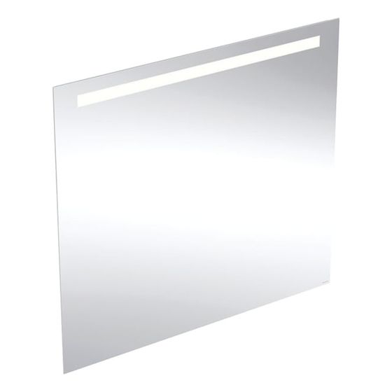 Geberit Option Basic Square Lichtspiegel Beleuchtung oben, 100x90x3cm, Aluminium eloxiert