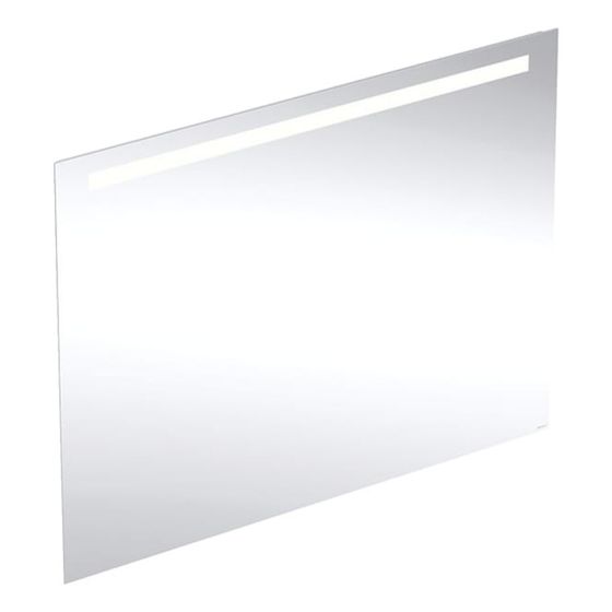 Geberit Option Basic Square Lichtspiegel Beleuchtung oben, 120x90x3cm, Aluminium eloxiert