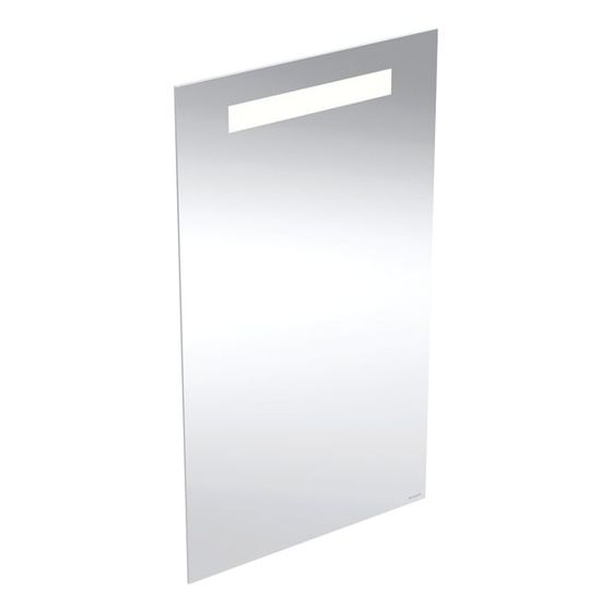 Geberit Option Basic Square Lichtspiegel Beleuchtung oben, 40x70x3cm, Aluminium eloxiert