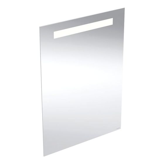Geberit Option Basic Square Lichtspiegel Beleuchtung oben, 50x70x3cm, Aluminium eloxiert