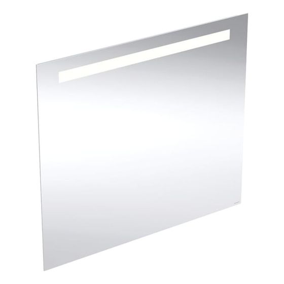 Geberit Option Basic Square Lichtspiegel Beleuchtung oben, 80x70x3cm, Aluminium eloxiert