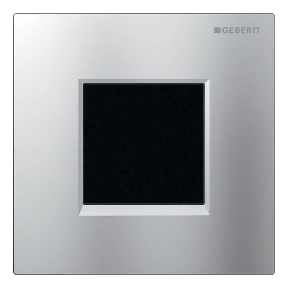 Geberit Typ 20 (ex Typ 30) Urinalsteuerung, elektronische Spülauslösung, Netzbetrieb, Square, Mattchrom lack, easy-to-clean