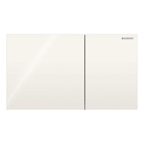 Geberit Sigma 70 Drückerplatte, 2-Mengen-Spülung Square Breite 25cm, Glas Sandgrau