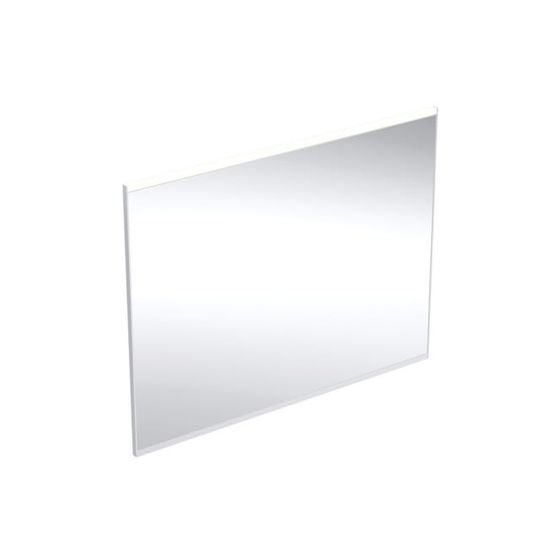 Geberit Option Plus Square Lichtspiegel, direkte, indirekte Beleuchtung, 90x70x3,5cm, Aluminium eloxiert