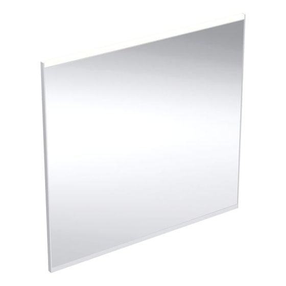 Geberit Option Plus Square Lichtspiegel, direkte, indirekte Beleuchtung, 75x70x3,5cm, Aluminium eloxiert