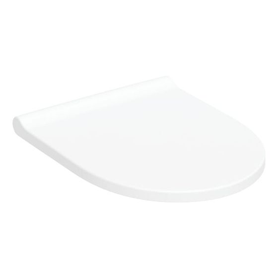 Geberit Acanto WC-Sitz mit Absenkautomatik, Quick-Release verriegelbar, Weiß