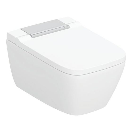 Geberit AquaClean Sela Square WC-Komplettanlage Wand-WC, Hochglanz verchromt